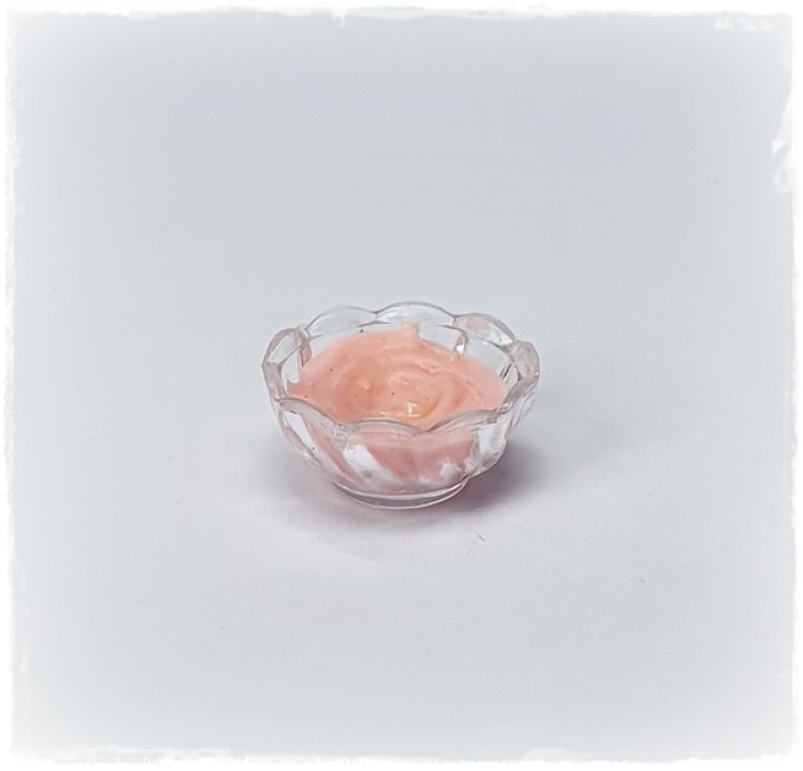 Schale Joghurt rosa