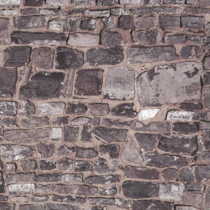 Puppenhaus Steintapete Grey stone wall
