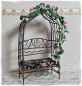 Preview: Reutter Porcelain Gartenbank Metall Rosenbogen