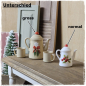 Preview: Set Kaffeekanne und 2 Tassen beige - GROSS -