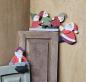 Preview: Kantenhocker Weihnachtsmann und Wichtel