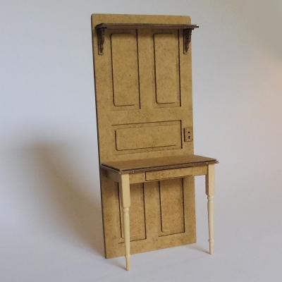 EasyKit Laserkit 1012 Deco door with table unpainted