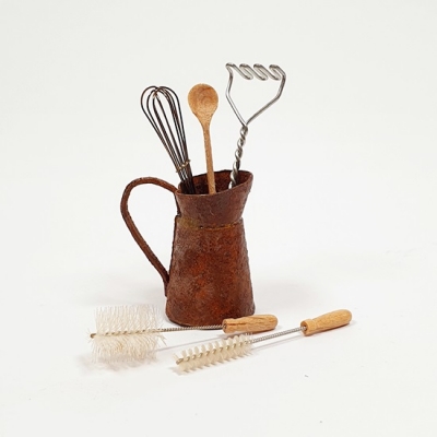 Puppenhaus Griffe Kupfer 2 Stück