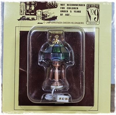 Puppenstubenlampe Tiffany Tischlampe 12V