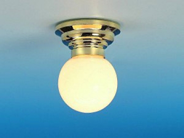Puppenstubenlampe 12V Deckenlampe mit Glaskugel MiniLux