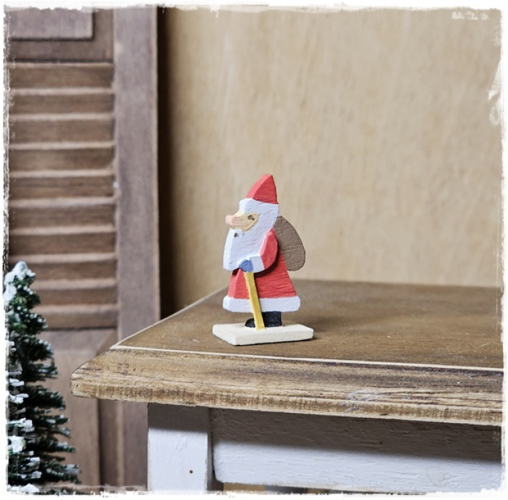 Flachfigur Weihnachtsmann