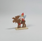 Wichtel auf Elch braun