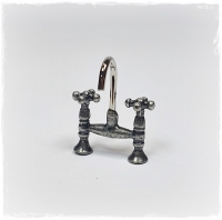 Dollshouse Handles Faucet silver antique