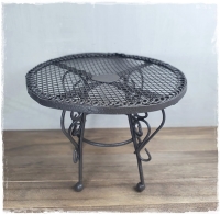 Gartentisch Metall braun