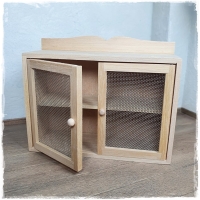 Gitterhängeschrank natur