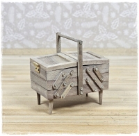 Sewing box walnut