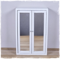 Wardrobe white mirror doors