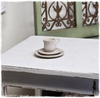 Plates and bowls set cream
