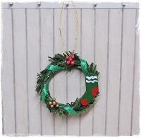 Türkranz weihnachtlich