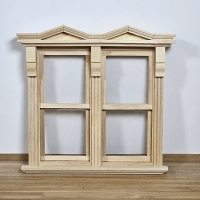 Dollshouse double sliding window